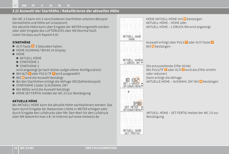 12 auto-start/stop des computers | VDO WL MC 2.0 User Manual | Page 16 / 272