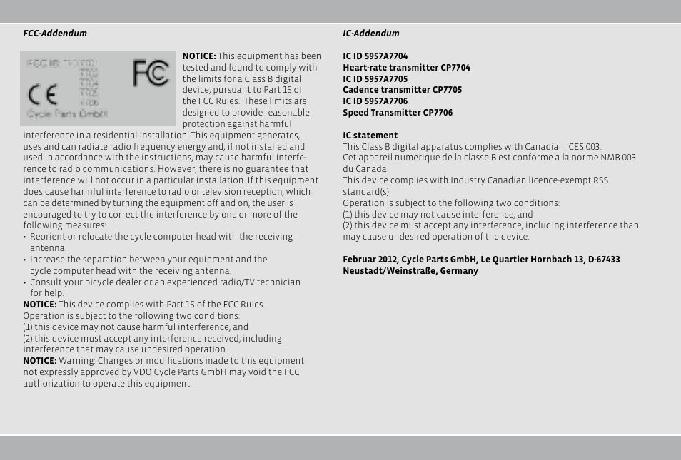 VDO WL MC 2.0 User Manual | Page 271 / 272