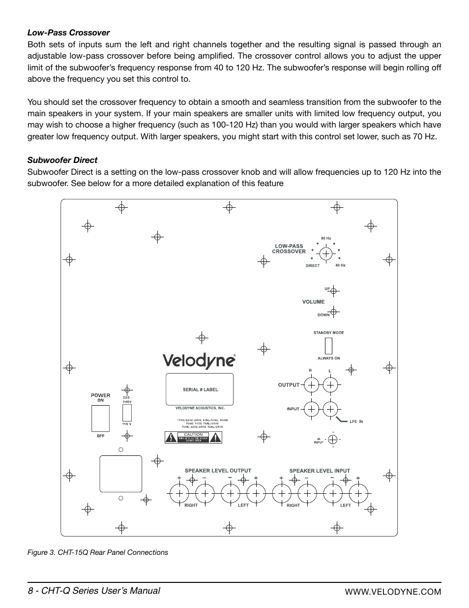Velodyne CHT-Q Series User Manual | Page 14 / 26