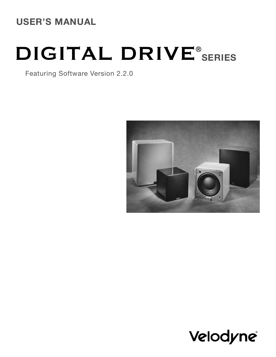 Velodyne Digital Drive Series User Manual | 54 pages