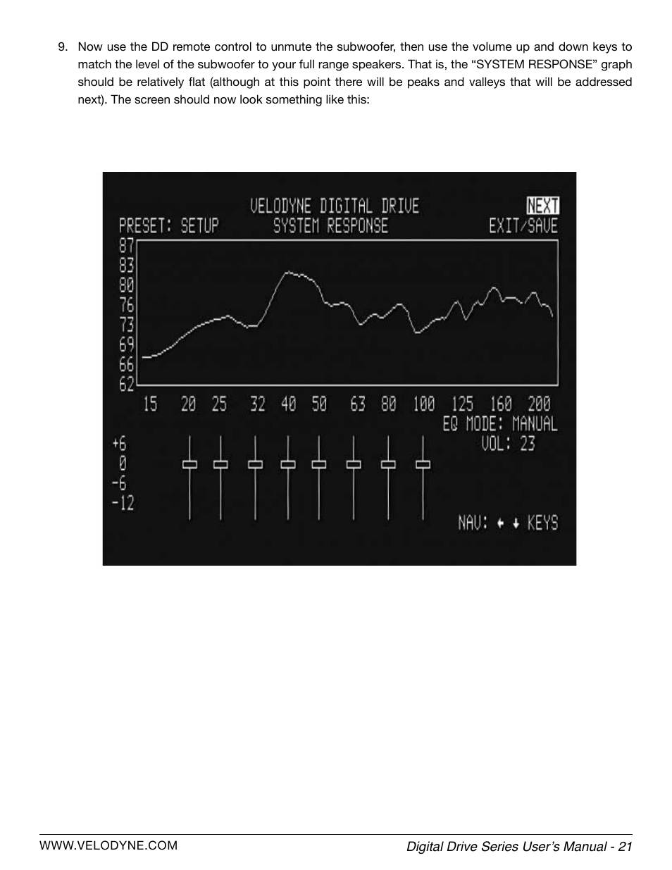 Velodyne Digital Drive Series User Manual | Page 27 / 54