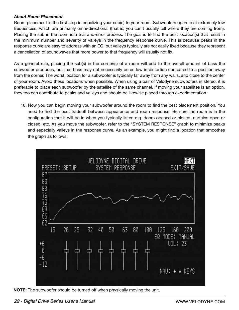 Velodyne Digital Drive Series User Manual | Page 28 / 54