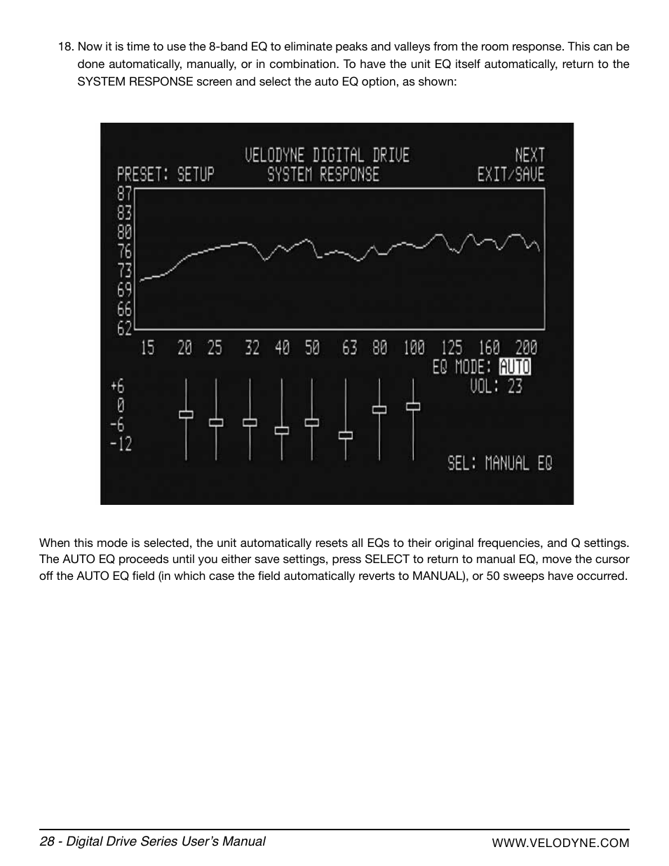Velodyne Digital Drive Series User Manual | Page 34 / 54