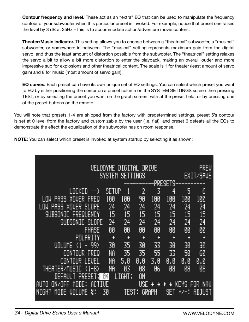 Velodyne Digital Drive Series User Manual | Page 40 / 54