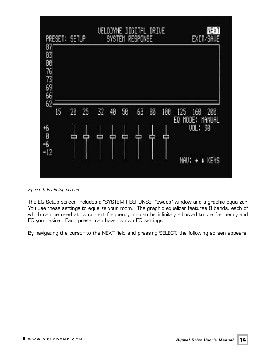 Velodyne Digital Drive 1812 Signature Edition User Manual | Page 20 / 57