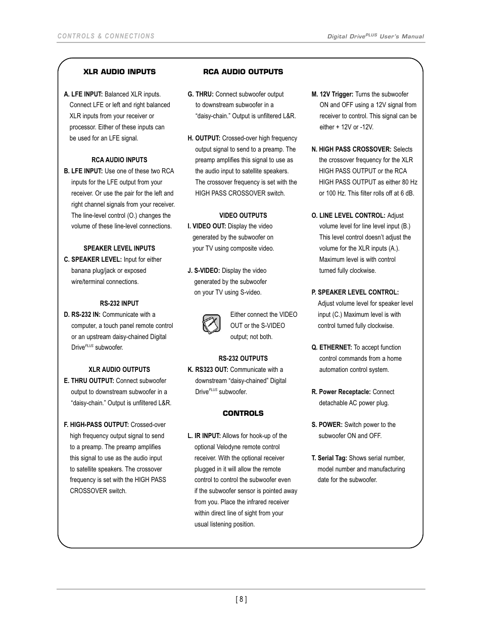 Velodyne Digital DrivePLUSSeries User Manual | Page 11 / 42