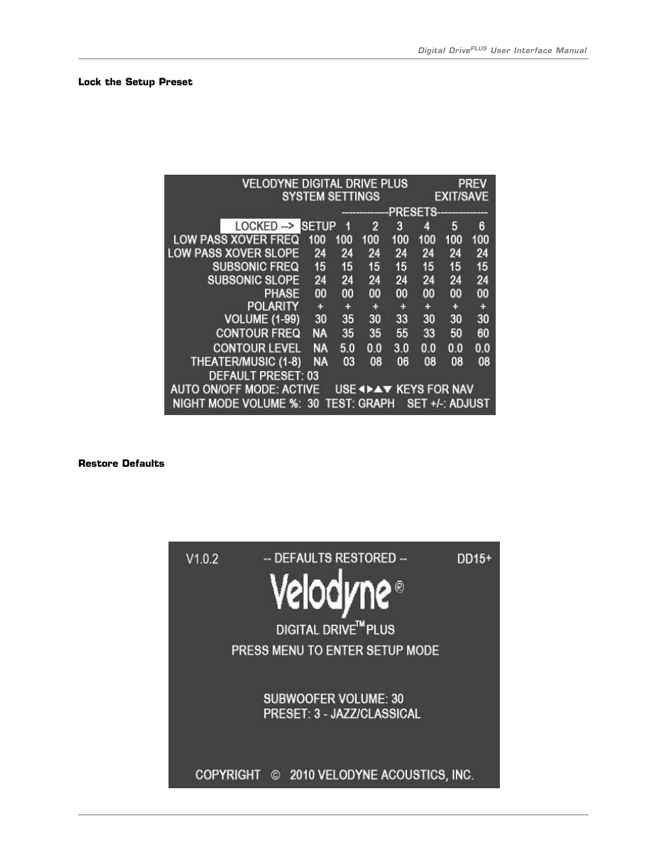 Velodyne Digital DrivePLUSSeries User Manual | Page 29 / 40