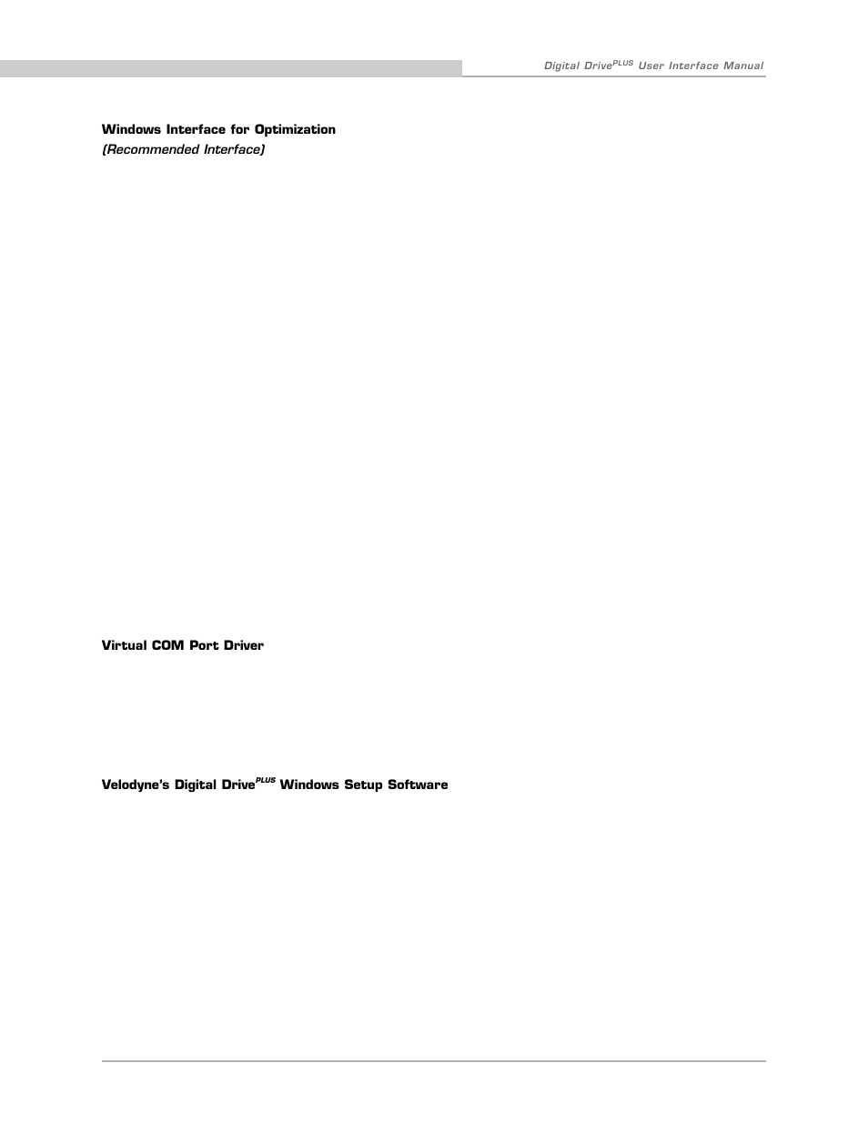 Part one | Velodyne Digital DrivePLUSSeries User Manual | Page 4 / 40