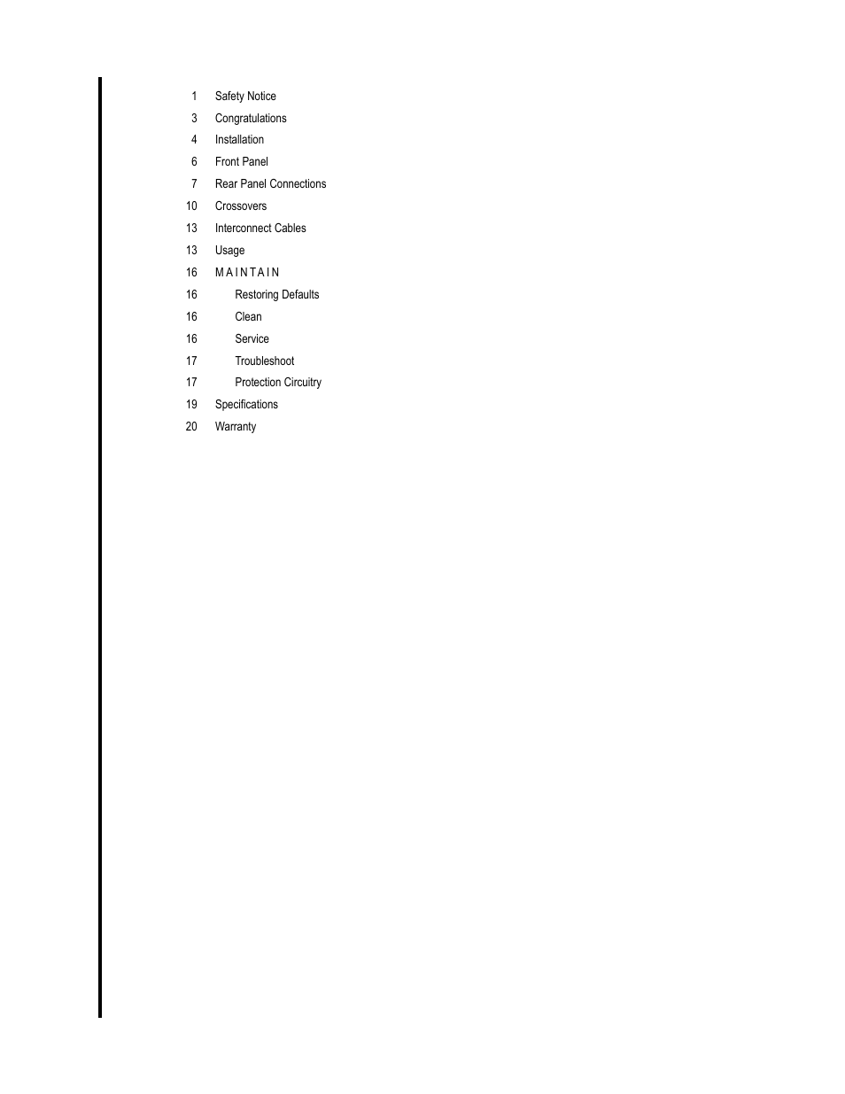 Velodyne EQ-Max Series User Manual | Page 3 / 24