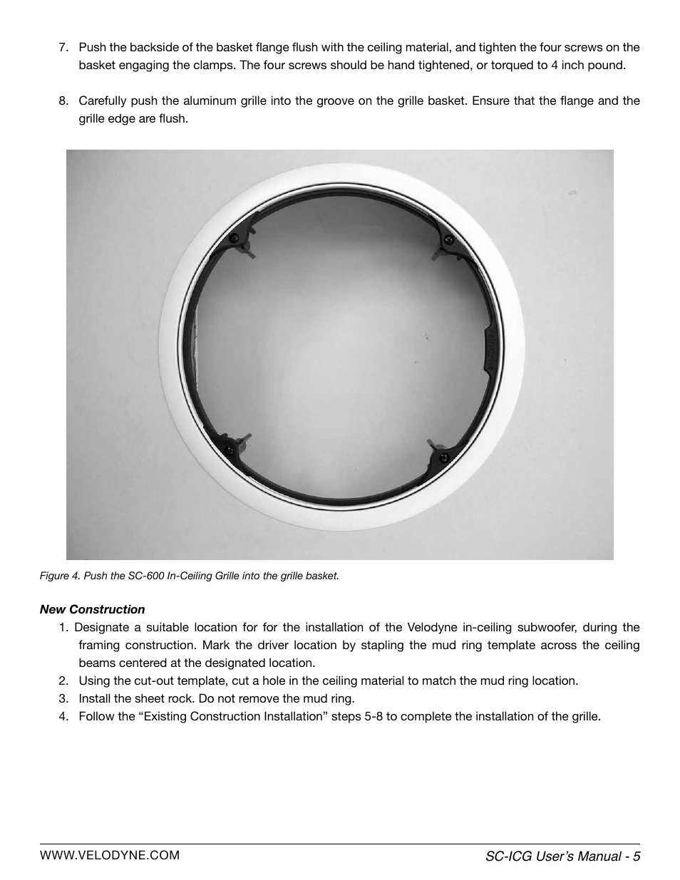 Velodyne SC-ICG User Manual | Page 9 / 12