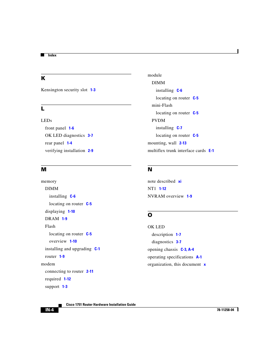 Cisco 1751 User Manual | Page 94 / 98