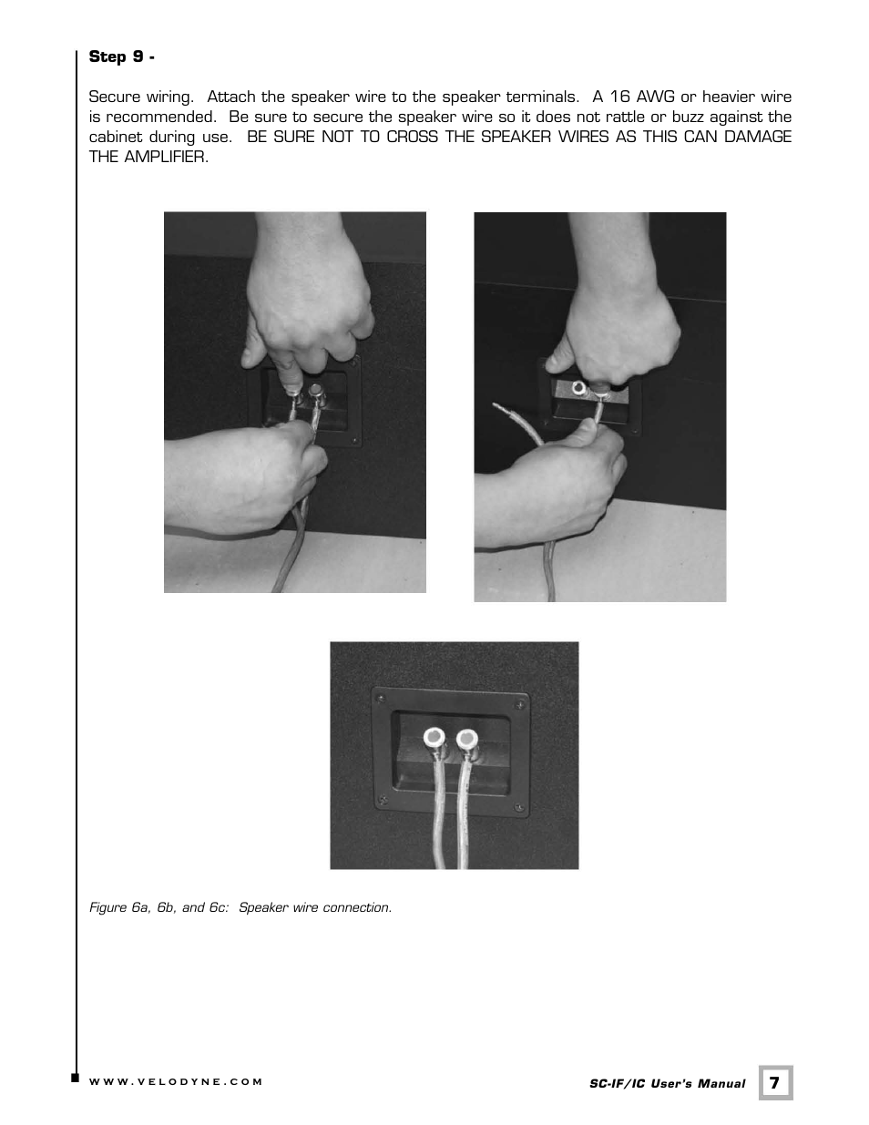 Velodyne SC-IF/IC User Manual | Page 10 / 14