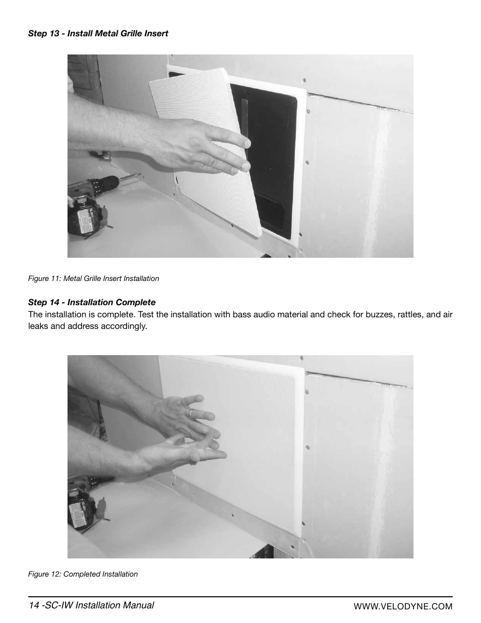 Velodyne SC-IWBB User Manual | Page 20 / 64