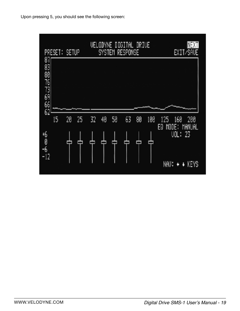 Velodyne SMS-1 User Manual | Page 25 / 49