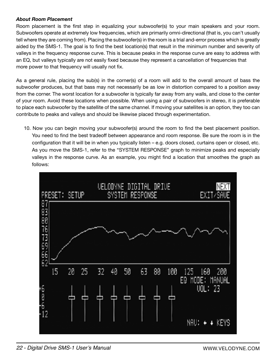 Velodyne SMS-1 User Manual | Page 28 / 49