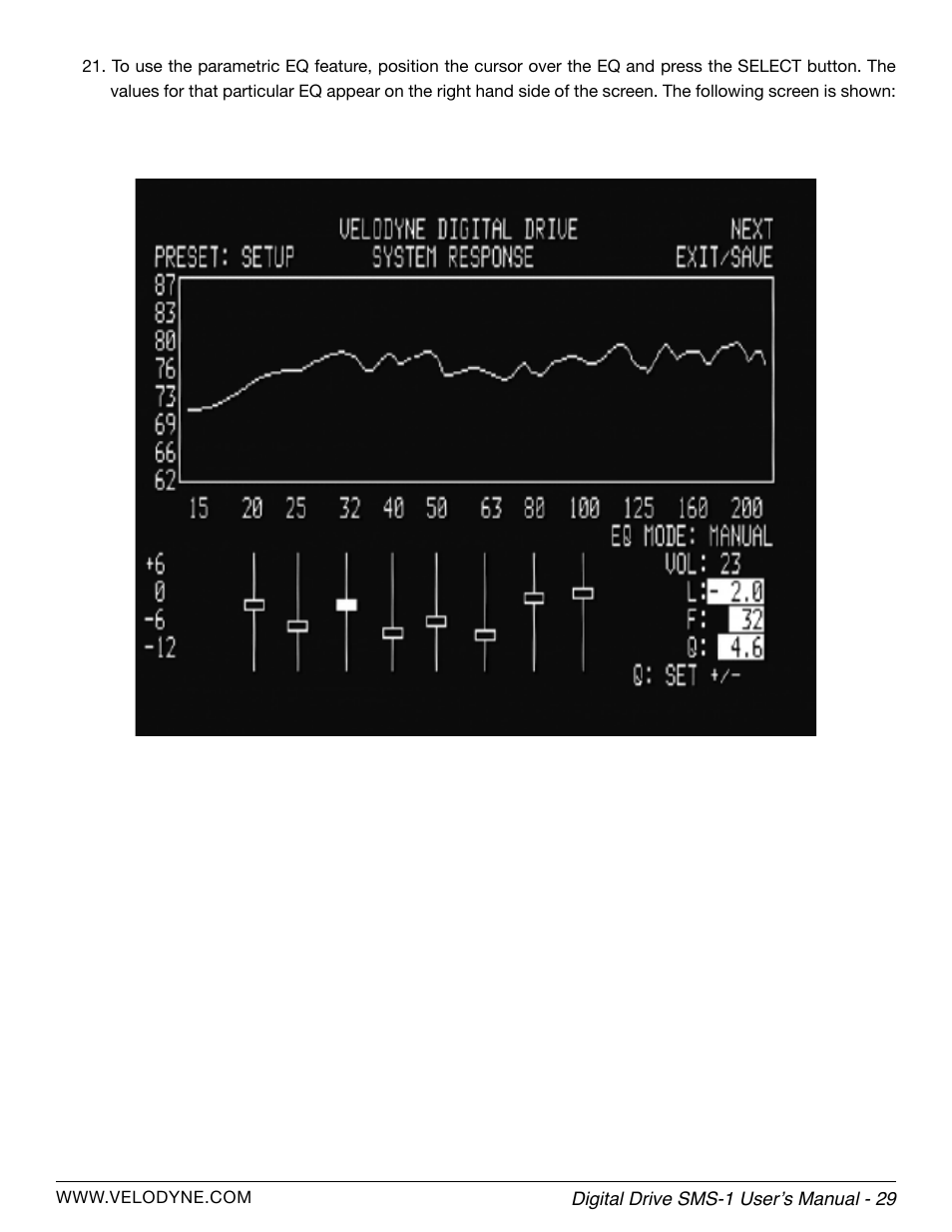 Velodyne SMS-1 User Manual | Page 35 / 49