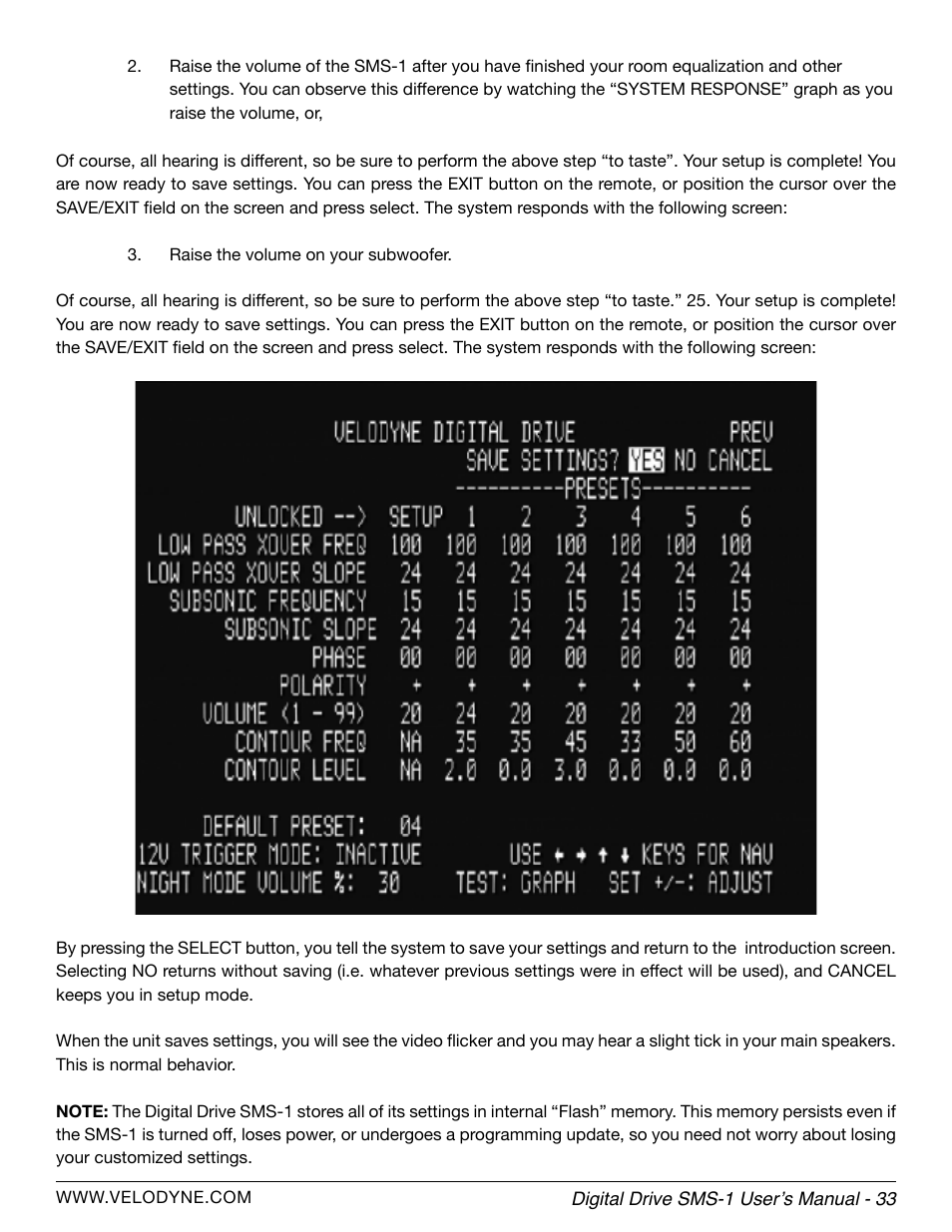 Velodyne SMS-1 User Manual | Page 39 / 49