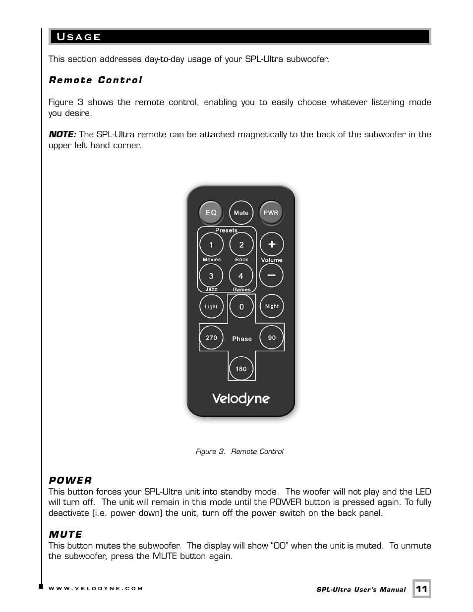 Velodyne SPL-Ultra Series User Manual | Page 14 / 22