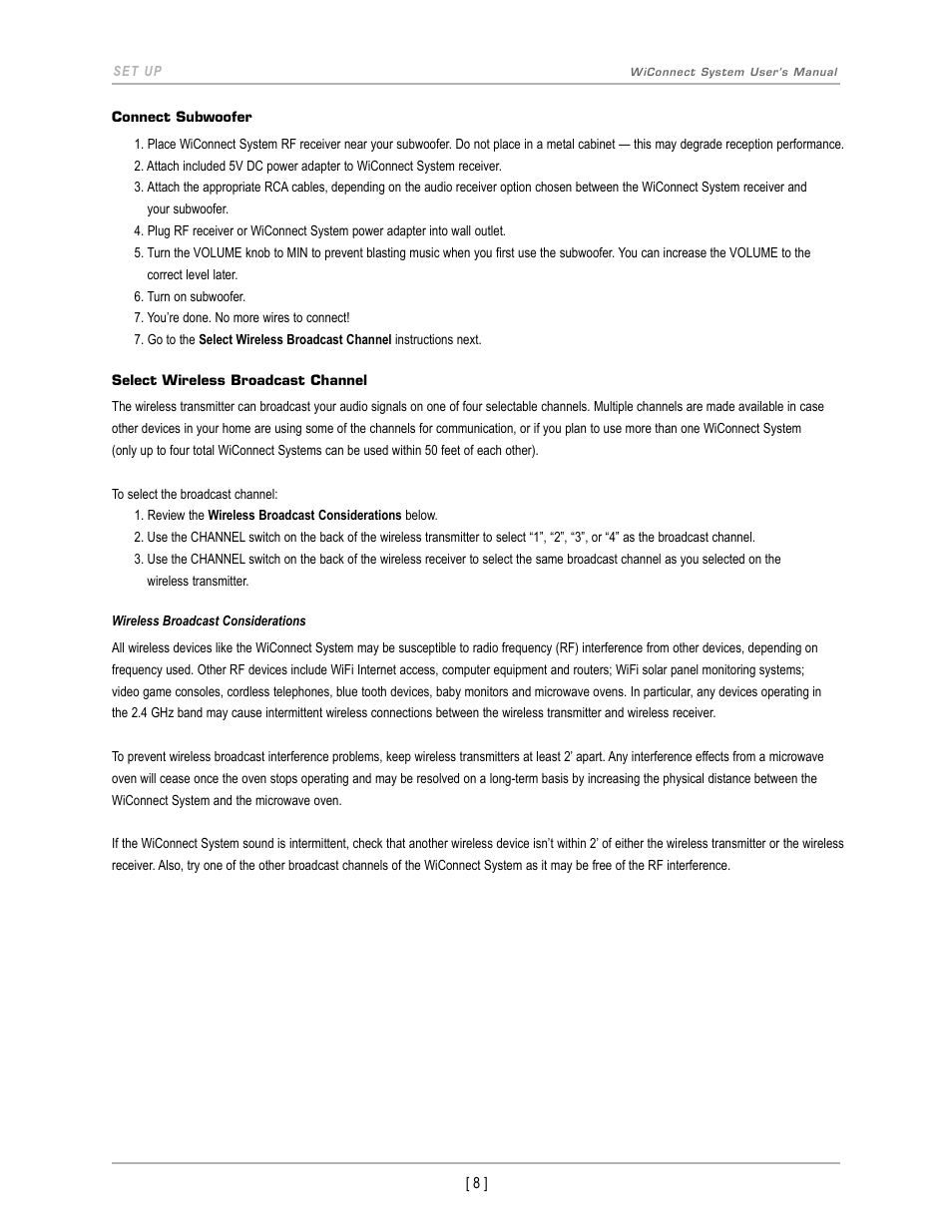 Velodyne WiConnect User Manual | Page 11 / 19