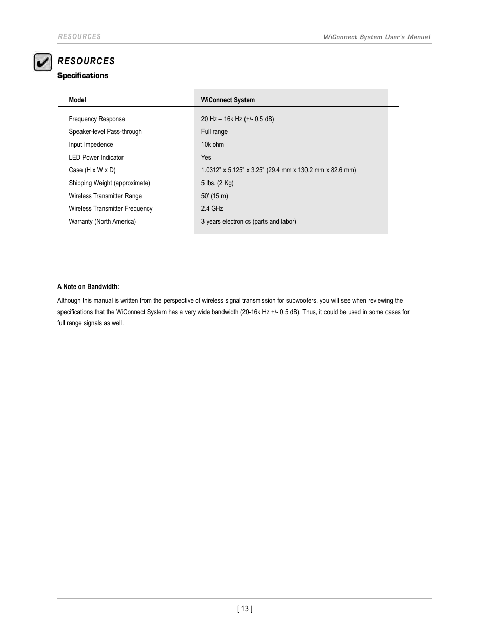 Resources | Velodyne WiConnect User Manual | Page 16 / 19