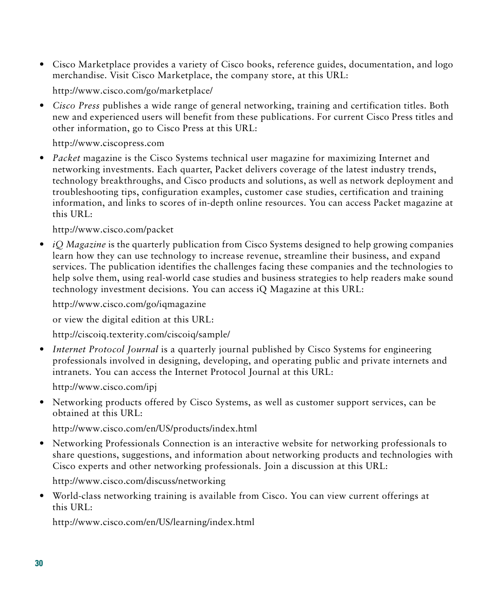 Cisco 3020 User Manual | Page 30 / 36