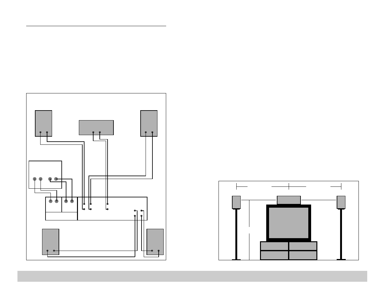 Connection thru subwoofer | Velodyne CHT Front Row System User Manual | Page 5 / 6