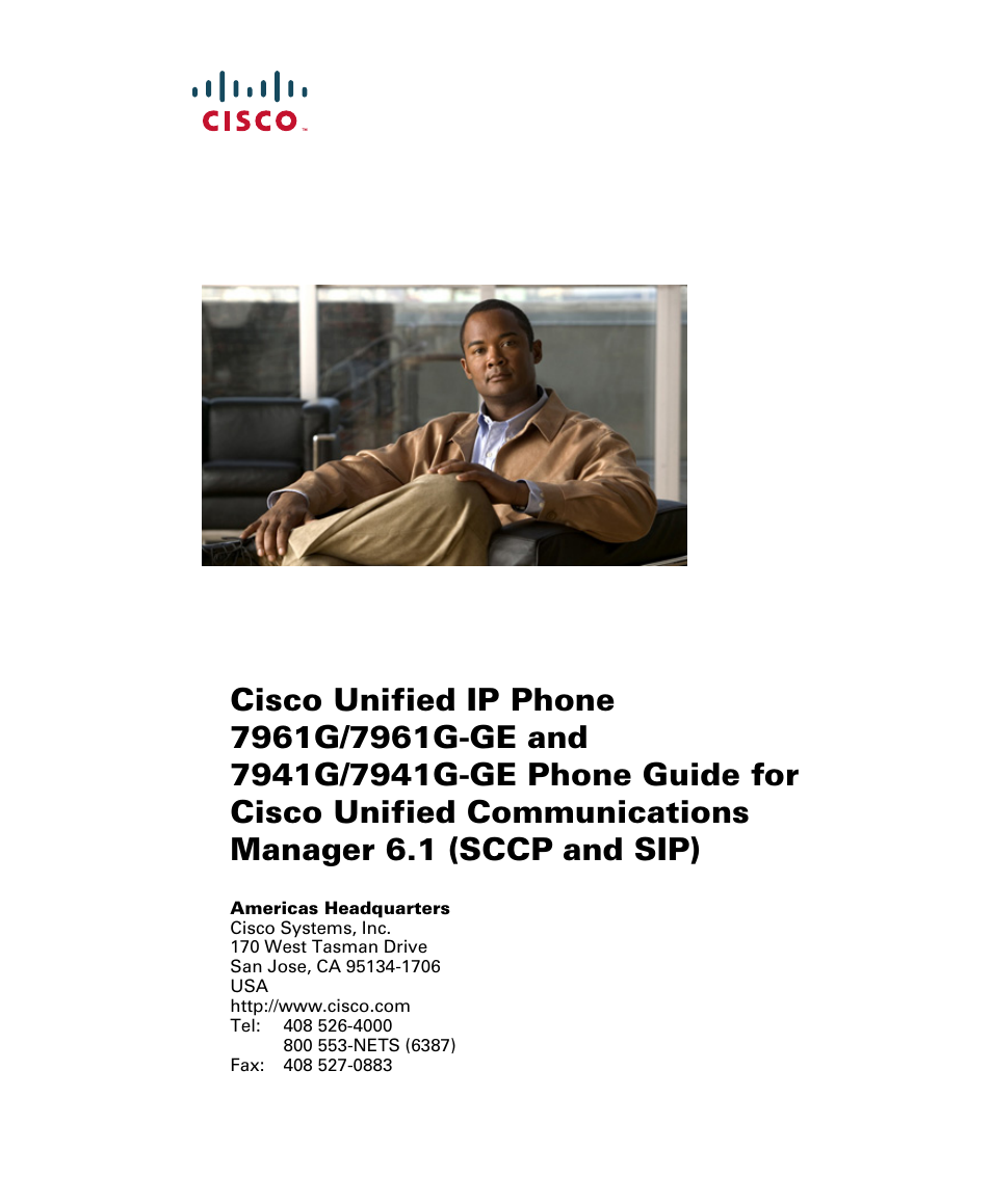 Cisco IP Phone 7961G User Manual | 90 pages