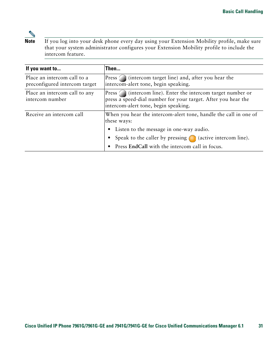 Cisco IP Phone 7961G User Manual | Page 39 / 90