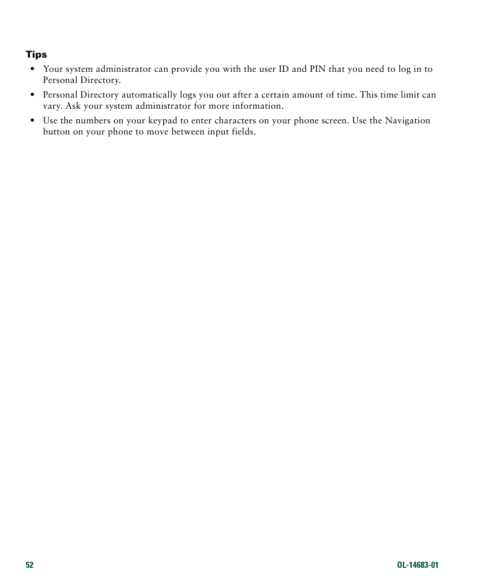 Cisco IP Phone 7961G User Manual | Page 60 / 90