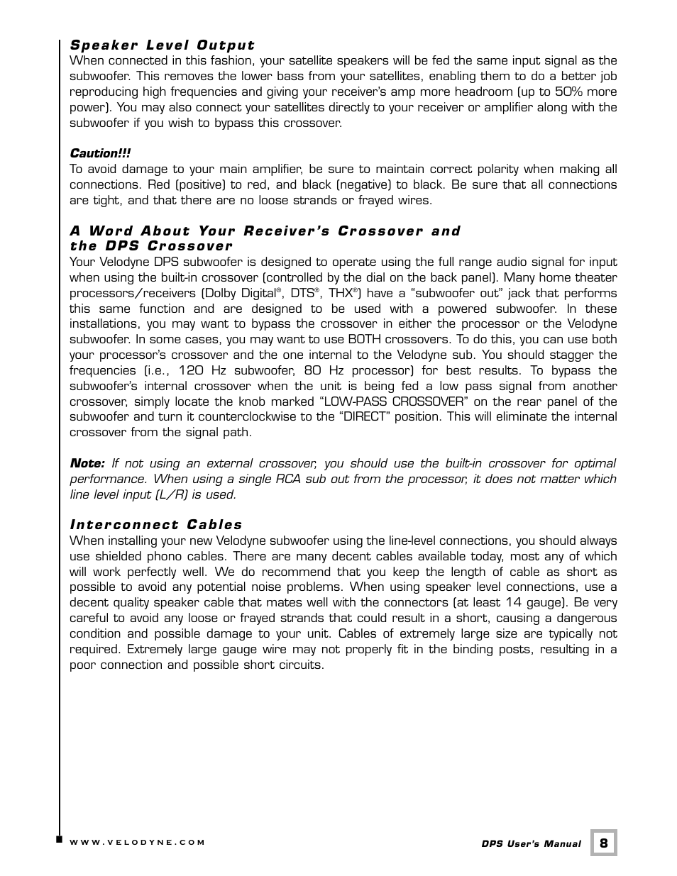 Velodyne DPS 10-12 Series User Manual | Page 11 / 17