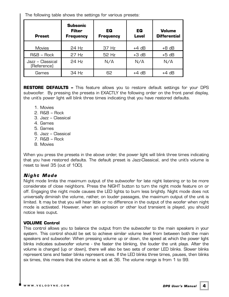 Velodyne DPS 10-12 Series User Manual | Page 7 / 17