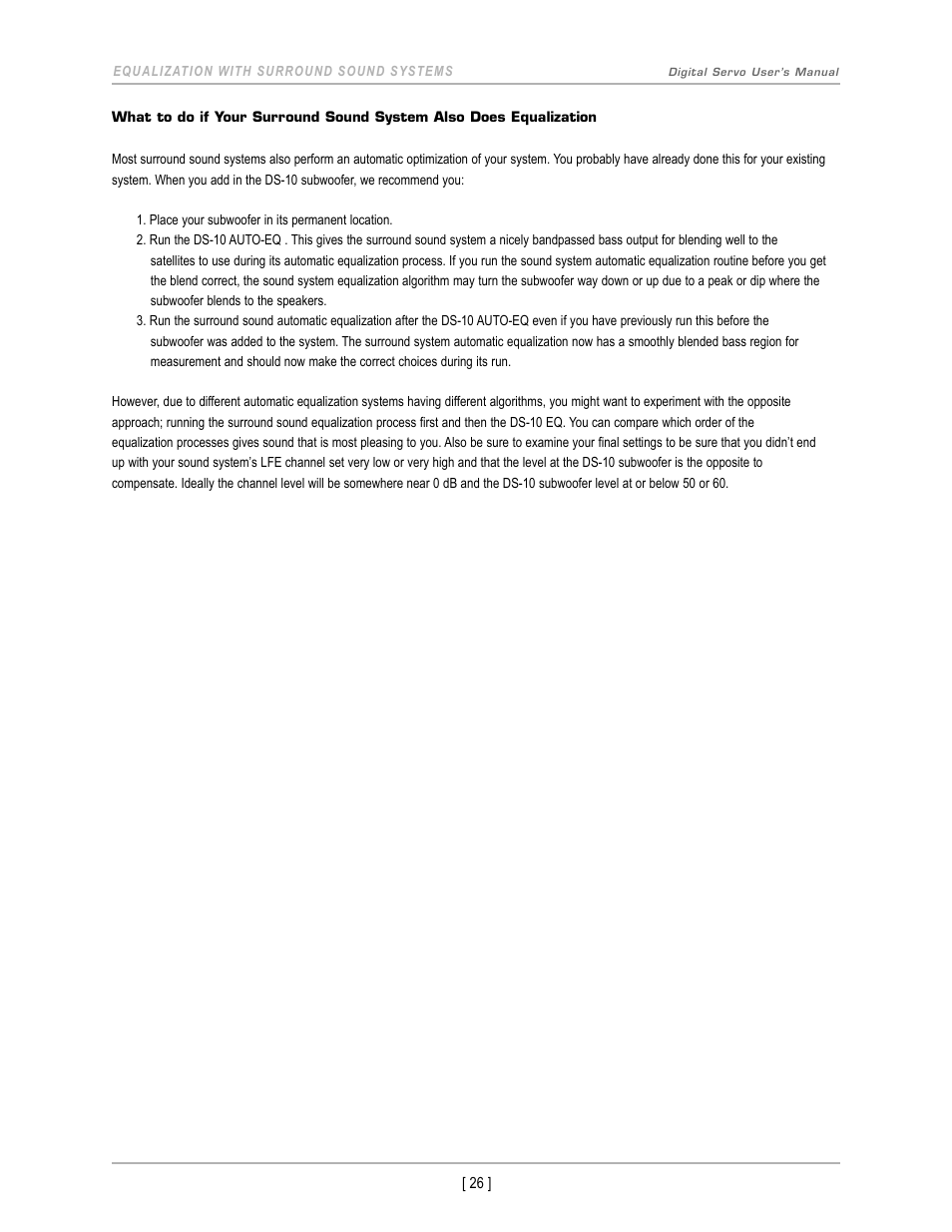 Velodyne DS-10 User Manual | Page 29 / 49