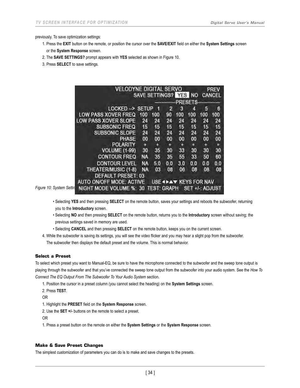 Velodyne DS-10 User Manual | Page 37 / 49