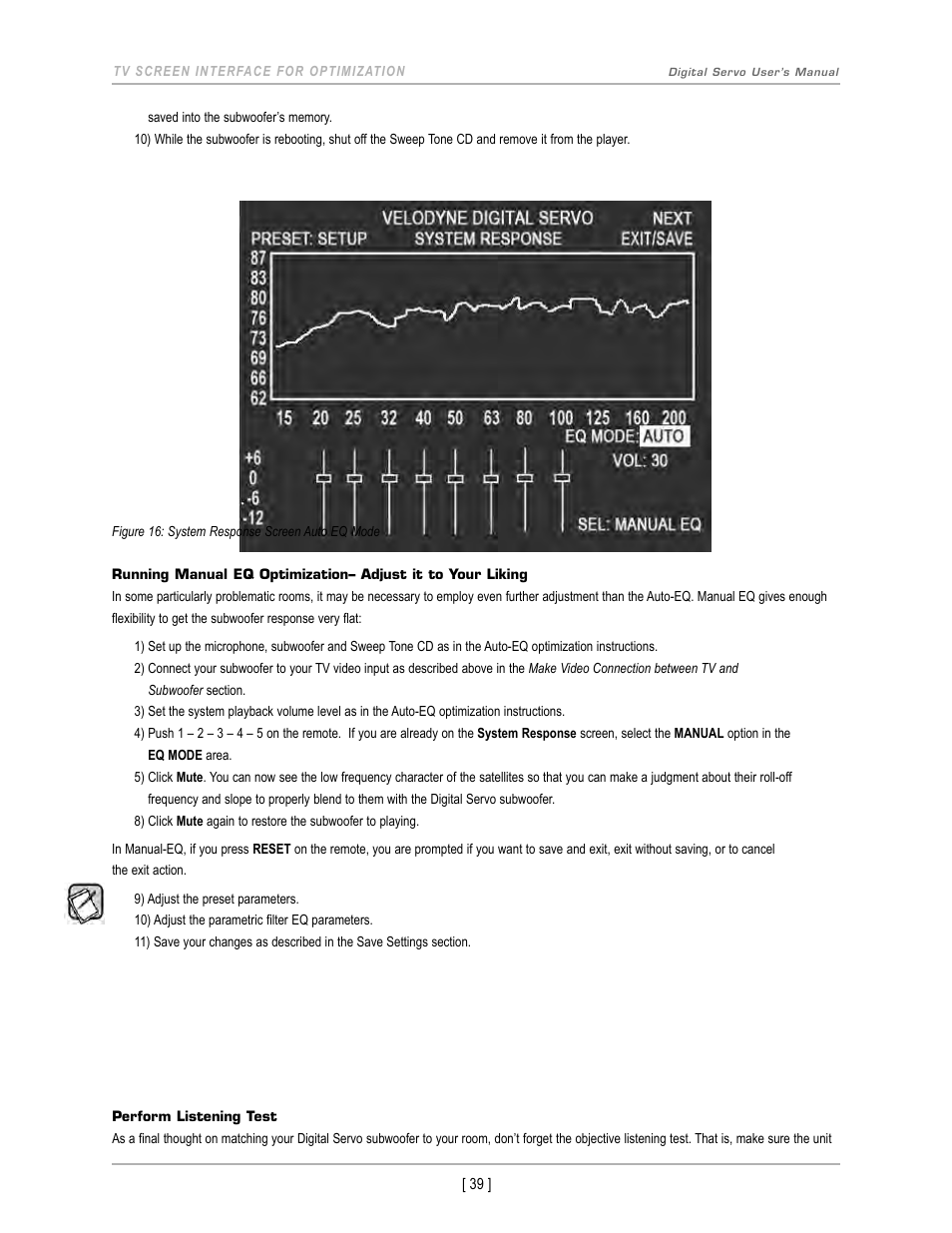 Velodyne DS-10 User Manual | Page 42 / 49