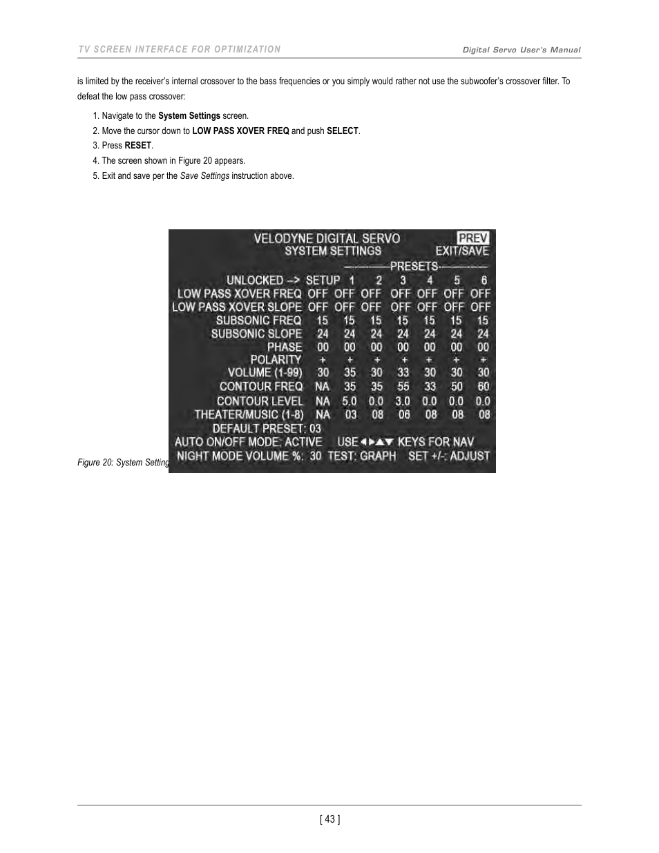 Velodyne DS-10 User Manual | Page 45 / 49