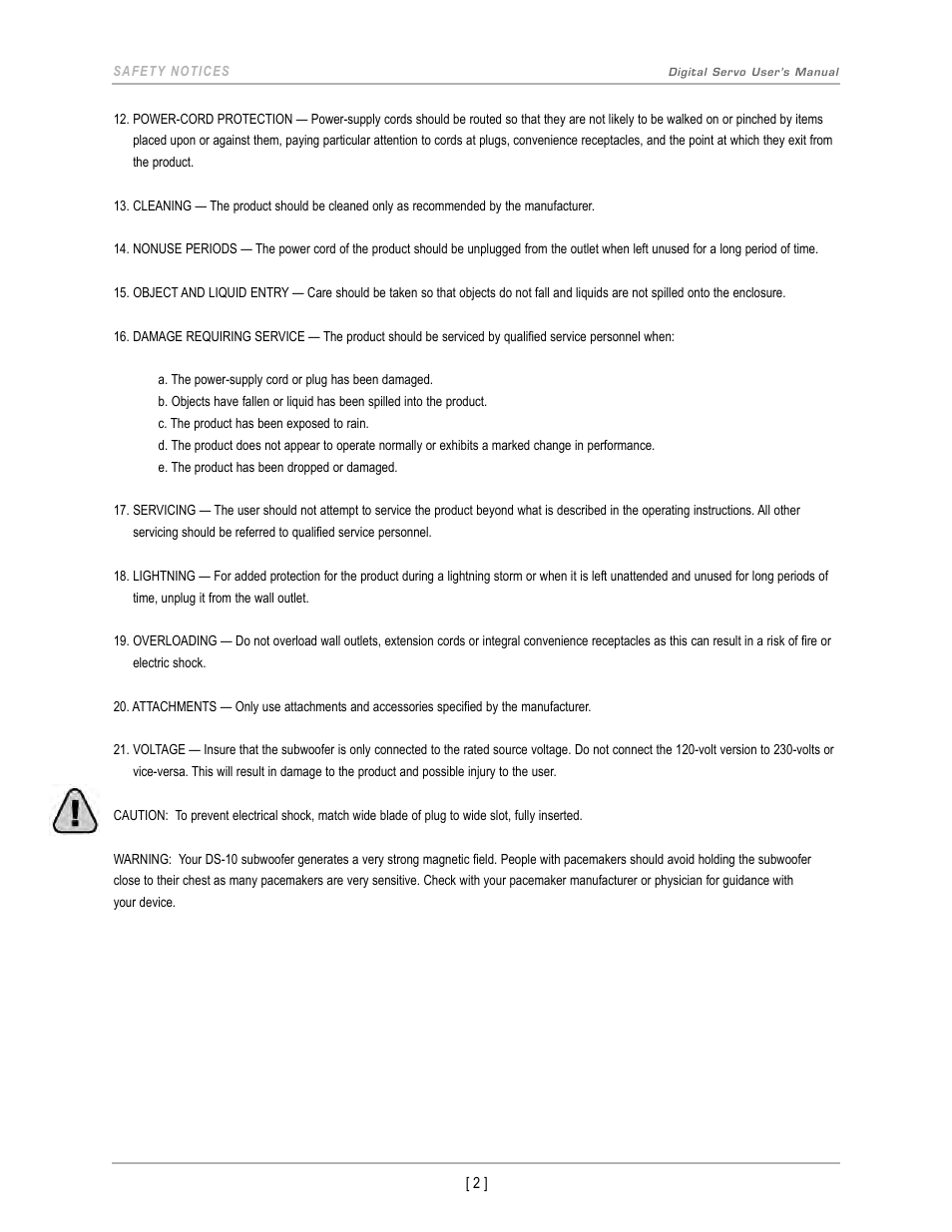 Velodyne DS-10 User Manual | Page 5 / 49