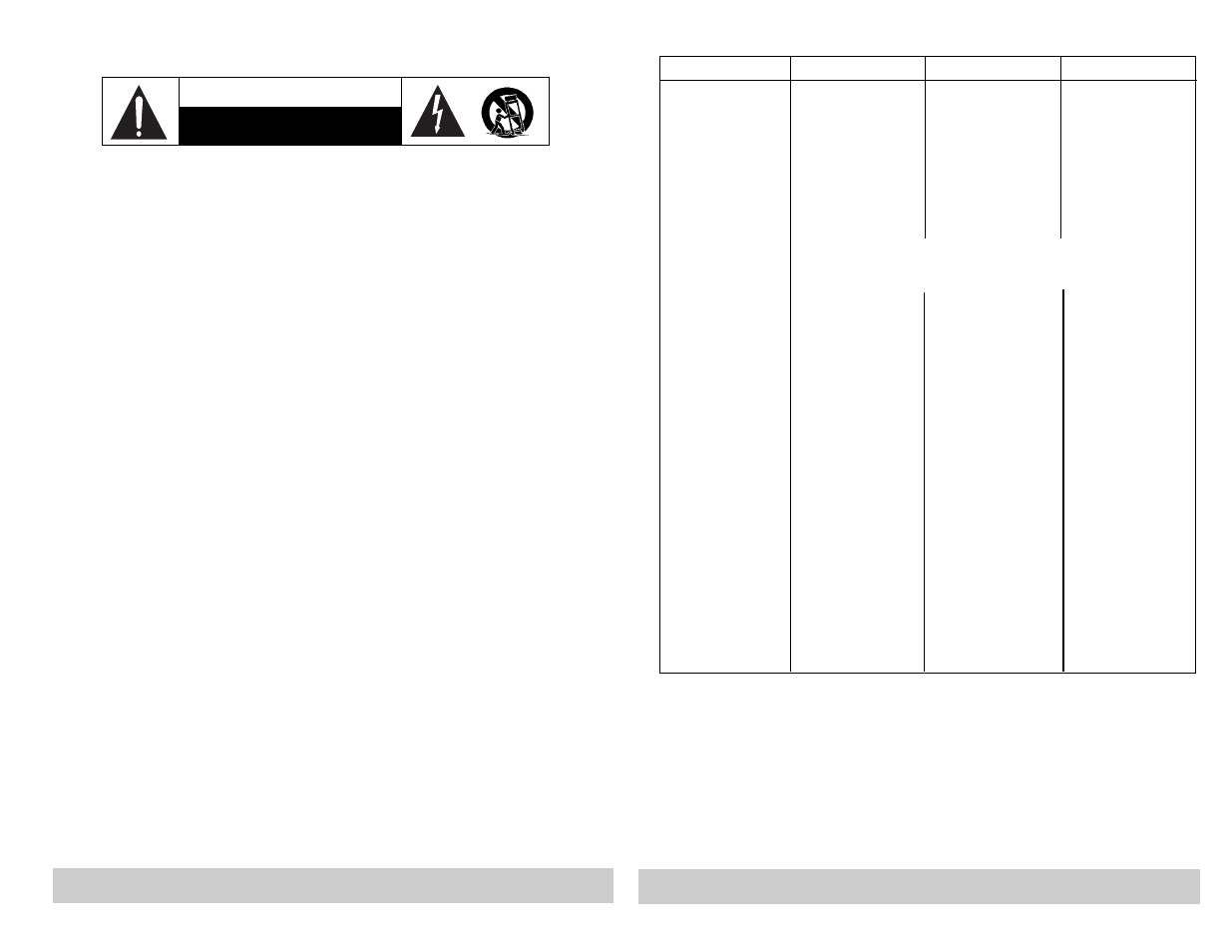 Importantes consignes de securite, Attention | Velodyne SPL-1200 Series II User Manual | Page 17 / 20