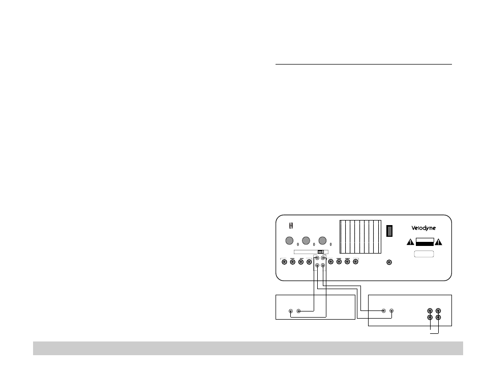 Line-level connection | Velodyne VA-1250X User Manual | Page 8 / 8