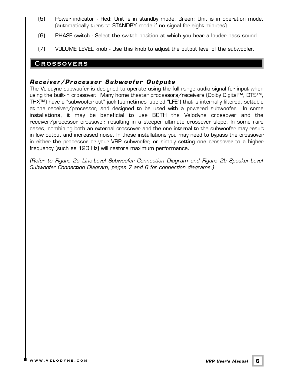 Velodyne VRP Series User Manual | Page 9 / 17
