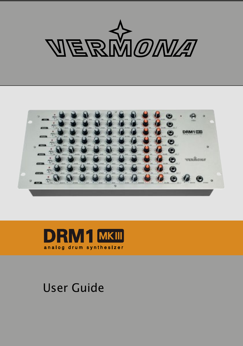 Vermona DRM1 MKIII - analog drum synthesizer User Manual | 31 pages