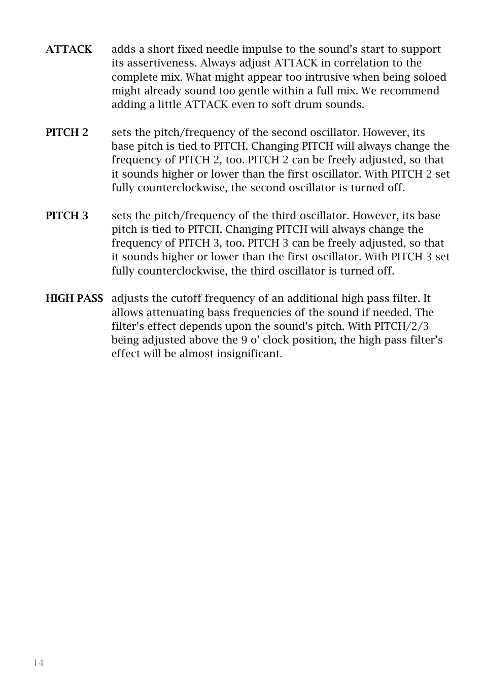 Vermona DRM1 MKIII - analog drum synthesizer User Manual | Page 15 / 31
