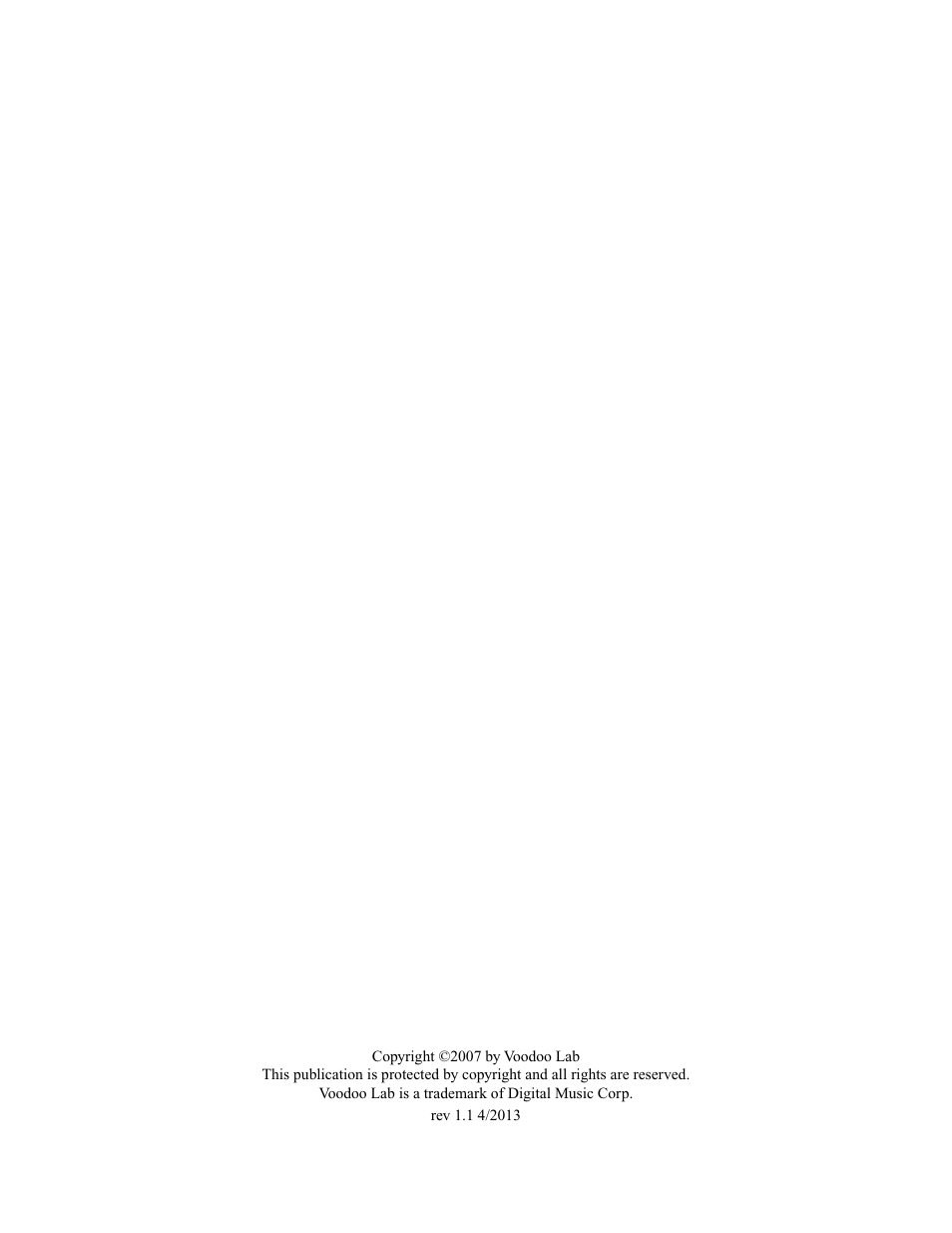 Voodoo Lab Commander User Manual | Page 2 / 8