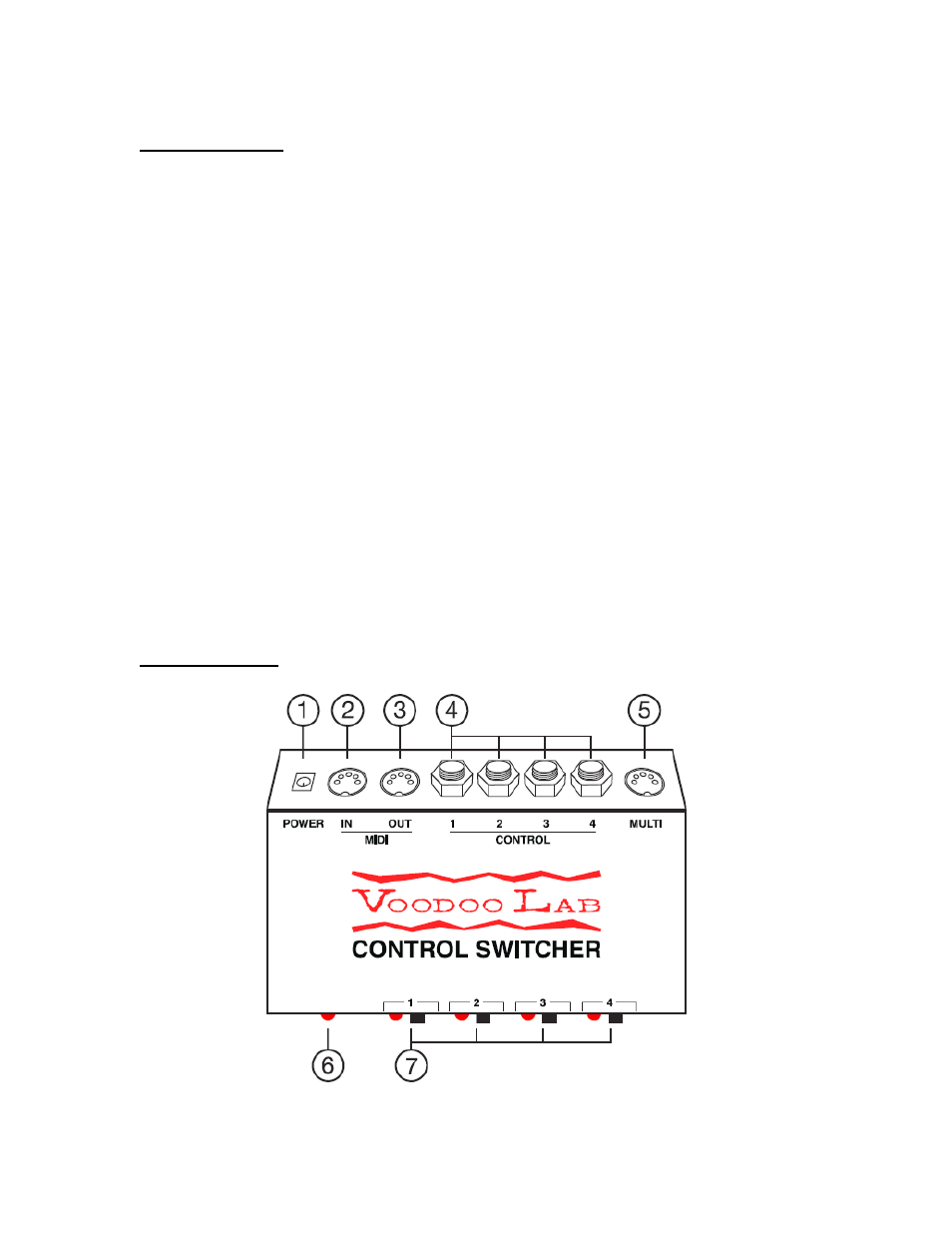 Voodoo Lab Control Switcher User Manual | Page 3 / 12