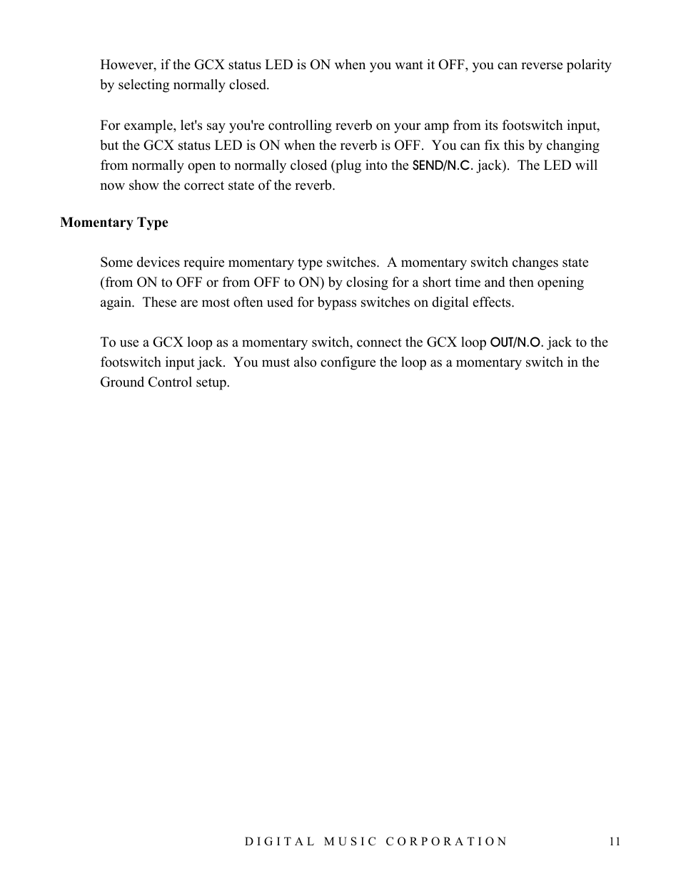 Voodoo Lab GCX Guitar Switcher User Manual | Page 12 / 16