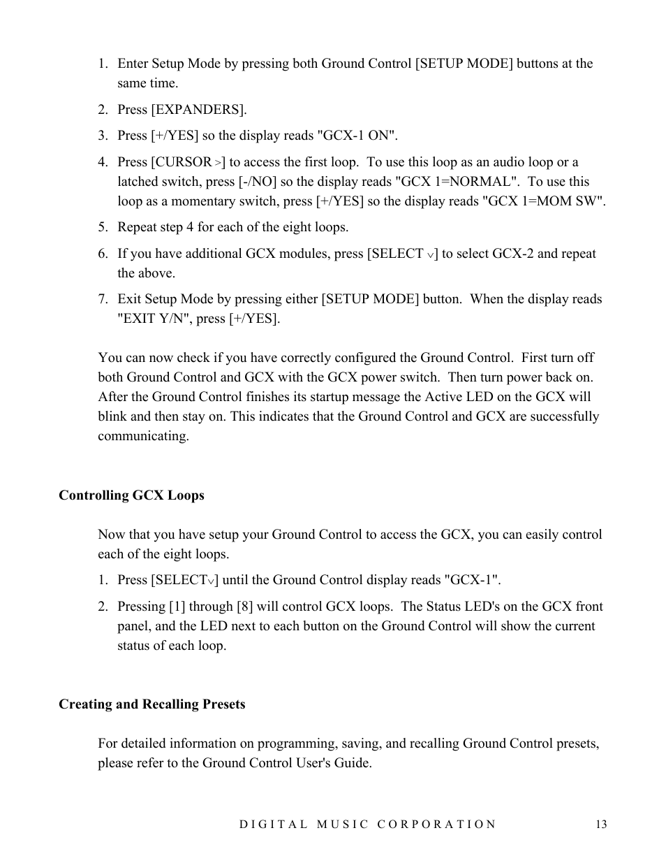 Voodoo Lab GCX Guitar Switcher User Manual | Page 14 / 16