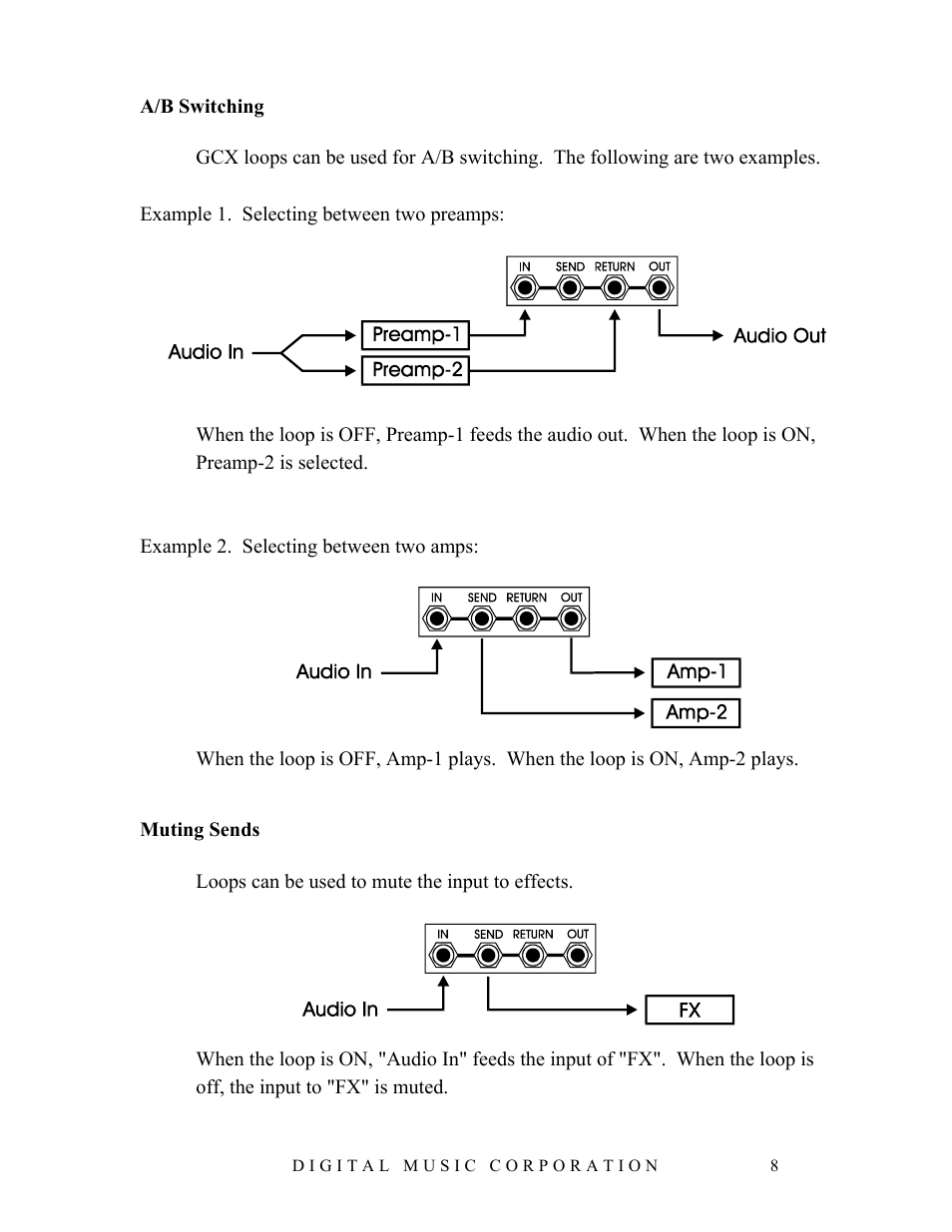 Voodoo Lab GCX Guitar Switcher User Manual | Page 9 / 16