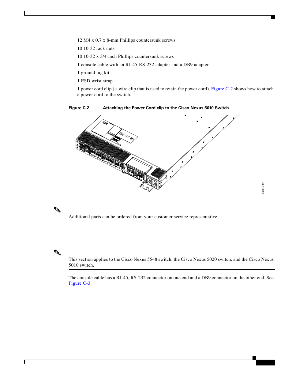 Console cable | Cisco 5000 Series User Manual | Page 123 / 142