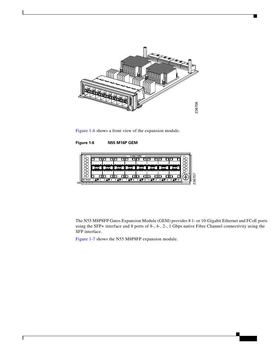 N55 m8p8fp gatos expansion module | Cisco 5000 Series User Manual | Page 23 / 142