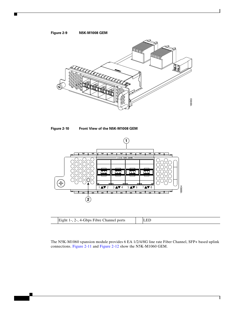 N5k-m1060 gatos expansion module, Figure 2-9 | Cisco 5000 Series User Manual | Page 40 / 142