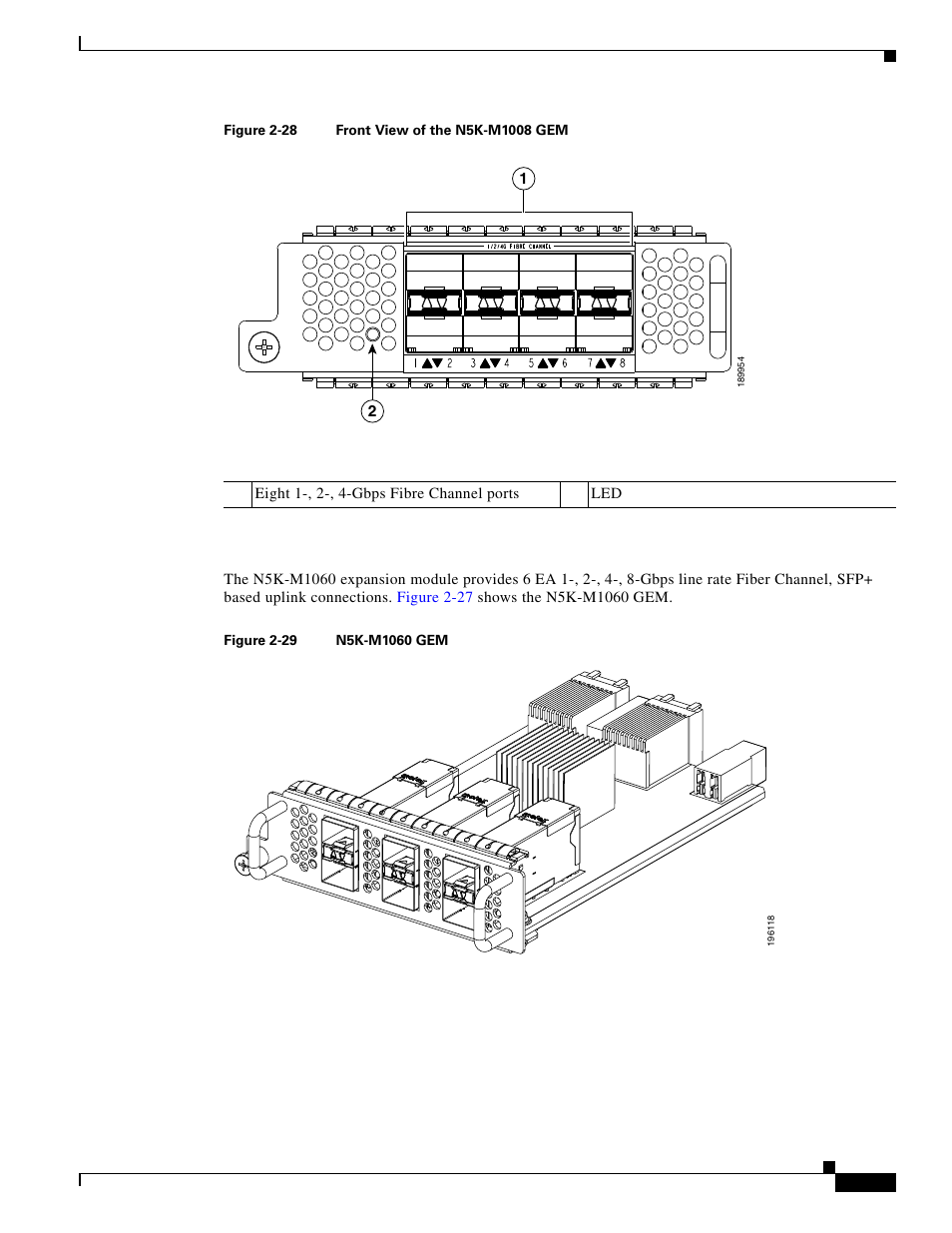 N5k-m1060 gatos expansion module, Figure 2-28 | Cisco 5000 Series User Manual | Page 57 / 142